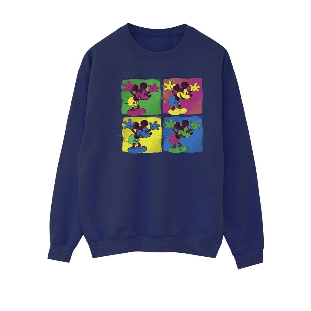 Disney Womens/Ladies Mickey Mouse Pop Art Sweatshirt