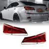 1 Pair Car LED Tail Lights Left Right Dynamic Turn Signal Rear Brake Lamps Fit For IS250 IS350 XE20 2006 to 2013