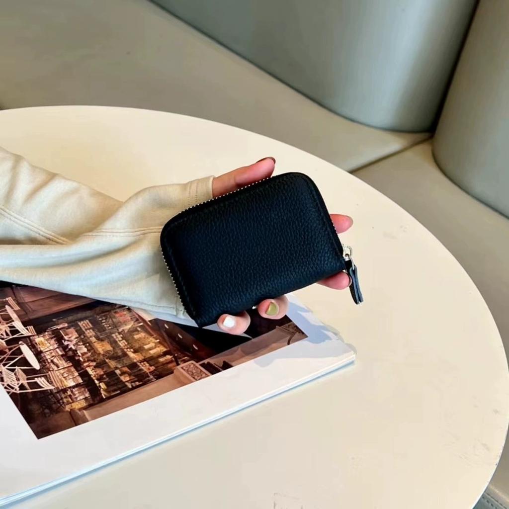 Genuine Leather Card Holder First Layer of Cowhide Coin Purses For Women Natural Leather ID Credit Business Cards Organizer 11 Slots