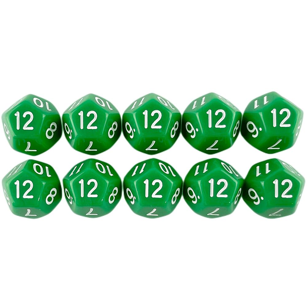 D12 Dice Polyhedral Dice DND Dice Set 10pcs Game Dice Table Game Props