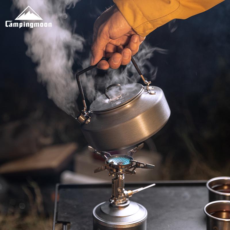 Алюминиевый походный чайник Koman S800: Портативный уличный чайник и кофейник