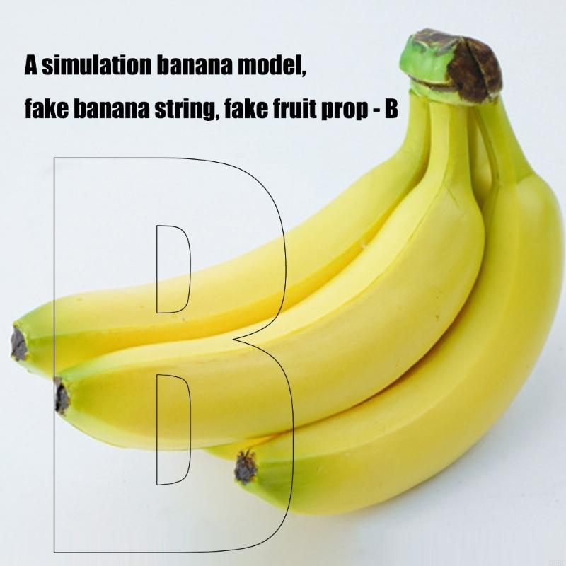 Artificial Banana Simulation Fruit Model for Home Decoration Basket Display