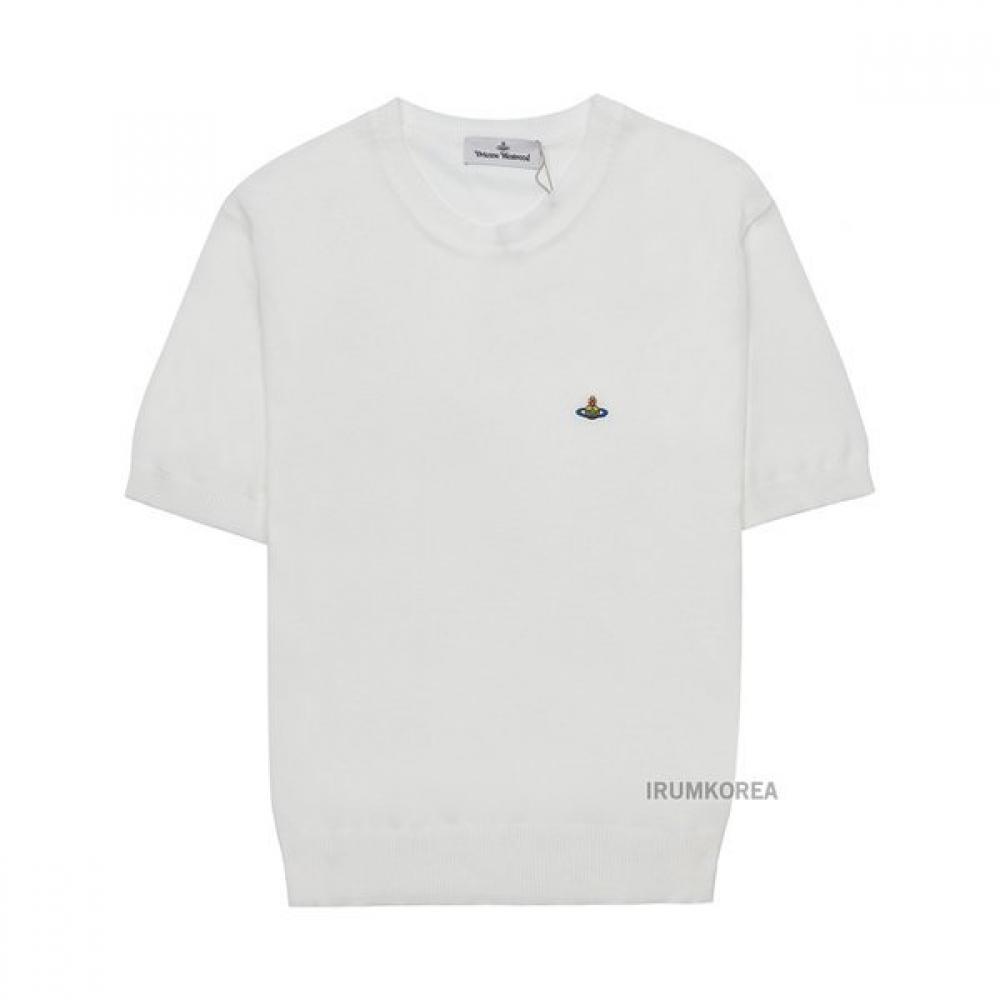 Vivienne Westwood Men Orb Logo Short Sleeve Knit 2701002g Y003f A401