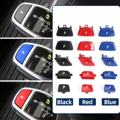 Car Gear Lever Auto Parking Button Letter P Button For BMW 3 5 7 Series X3 X5 X6 F02 F15 F16 F18 F20 F25 F26 F35 E60 E70 E71