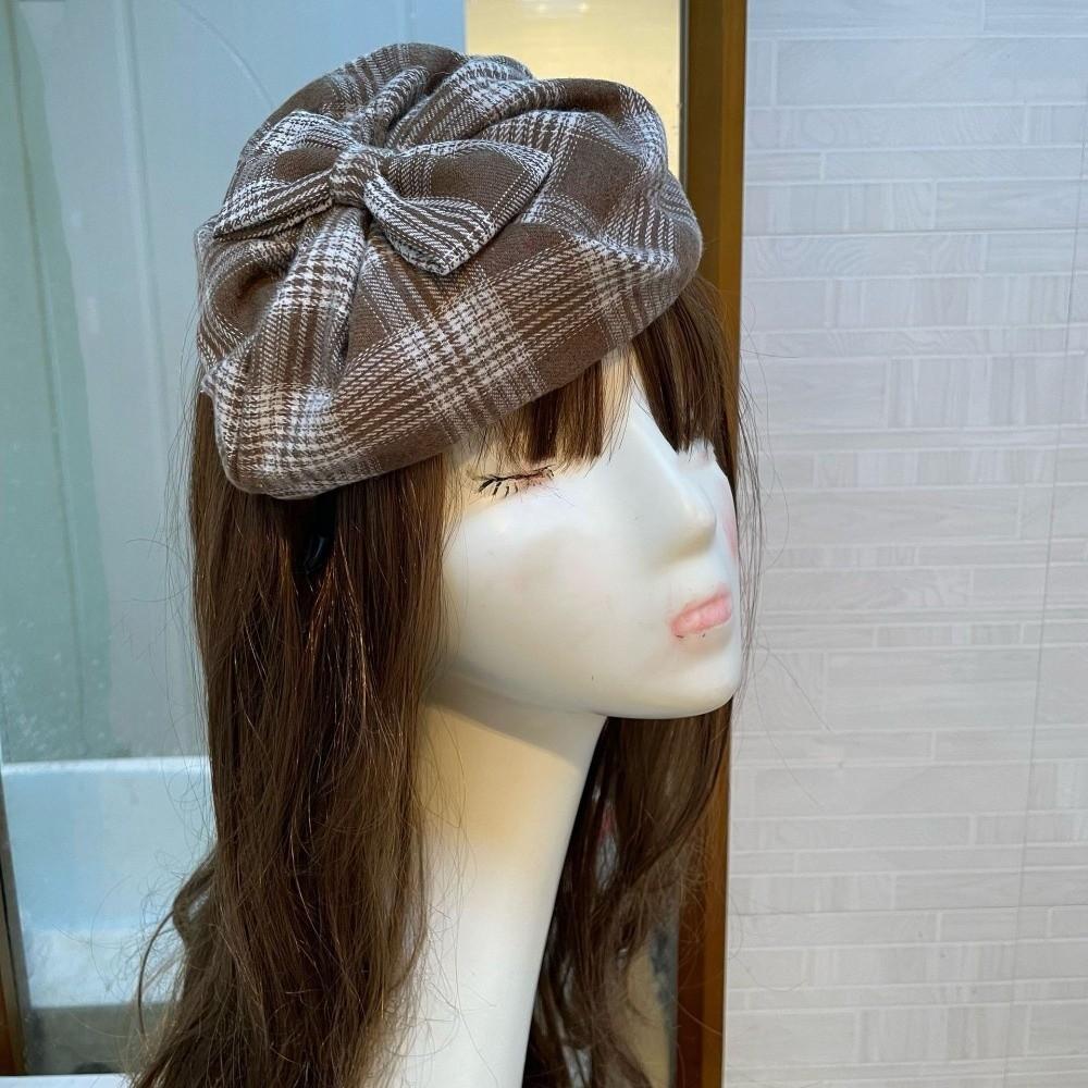 Elegant Half-cap Headband Vintage Hair Accessories Fashion Bowknot Headwear Banquet Decoration