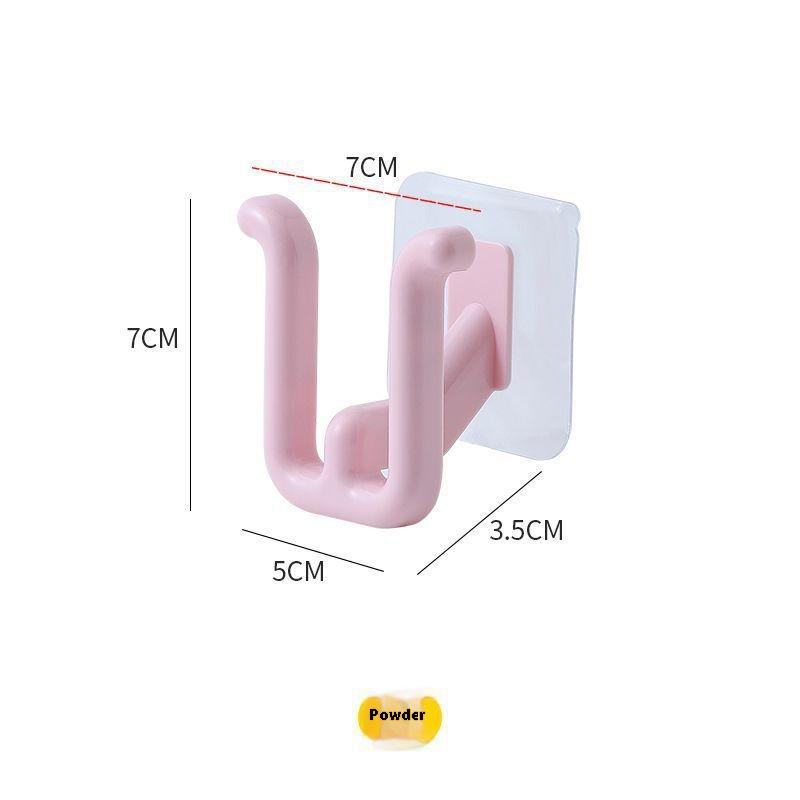 3pcs Colorful Self-adhesive Slipper Racks - Waterproof for Bathroom, Kitchen and Bedroom Decoration