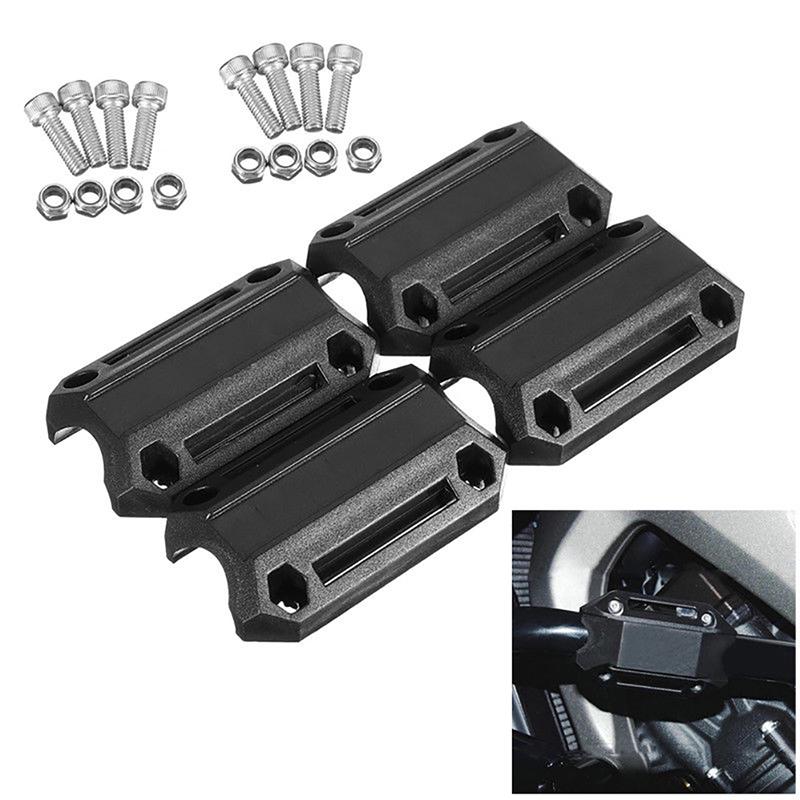 2X 25мм Защита двигателя мотоцикла Дуга безопасности Декоративный блок Слайдер