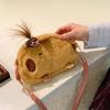 Lightweight Capybara Plush Bag Large Capacity Creative Crossbody Bag Friends