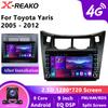 For Toyota Yaris Fascia 2005 - 2012 Car Radio Android Multimedia Player 8Core 4G GPS Navigation Carplay QLED Touch Screen Auto Stereo DSP