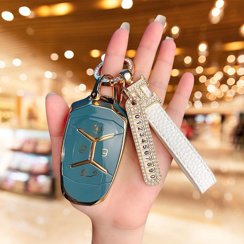 Dedicated To Lynk & Co 03 Key Set 2021 New Car 02/01 Shell Buckle All-inclusive High-end Decorative Car Creative Men and Women