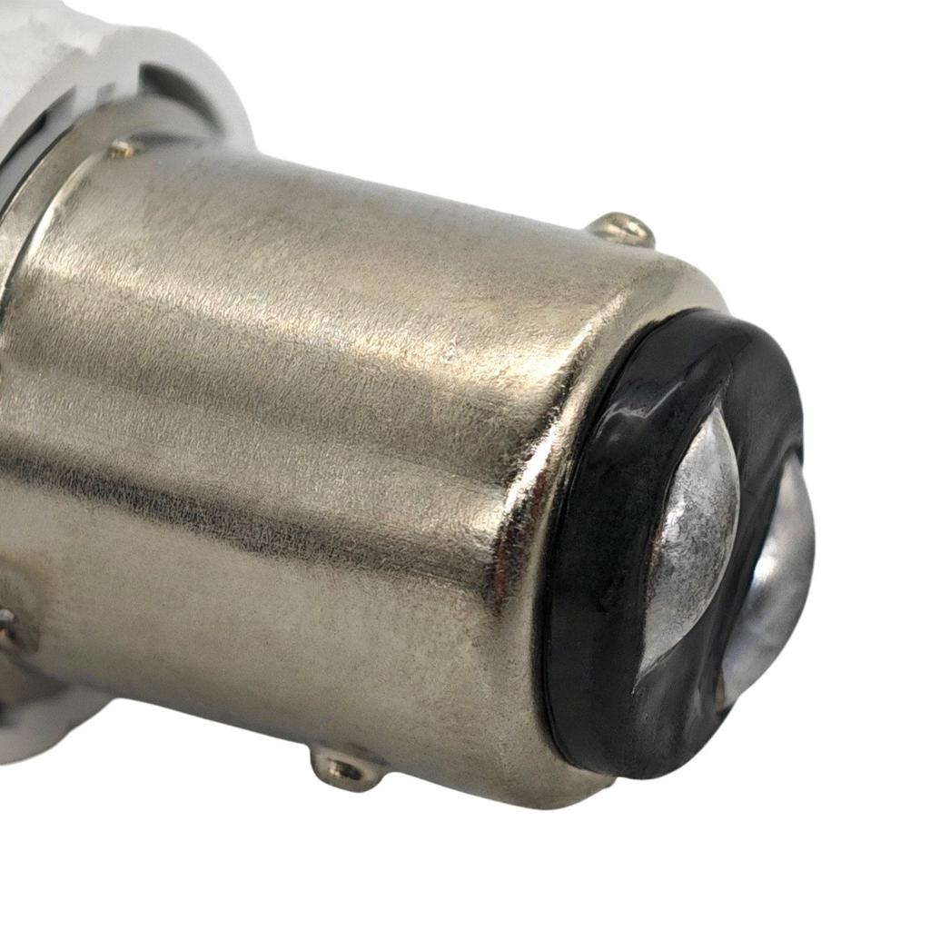 2 Pcs P21/5W LED Bulb BAY15D 10-50V No Error 3000lm White Off-Road