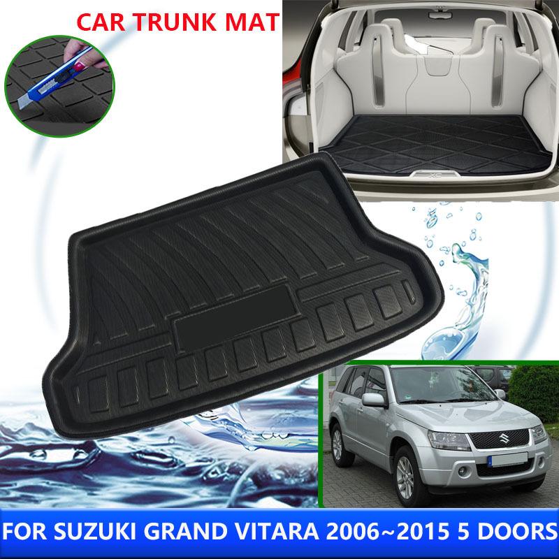Для Suzuki Grand Vitara Nomade JT Escudo 2006~2015 2007 2009 2010 5-дверный Автомобильный Защитный Коврик для Заднего Багажника Водонепроницаемый Коврик Аксессуар