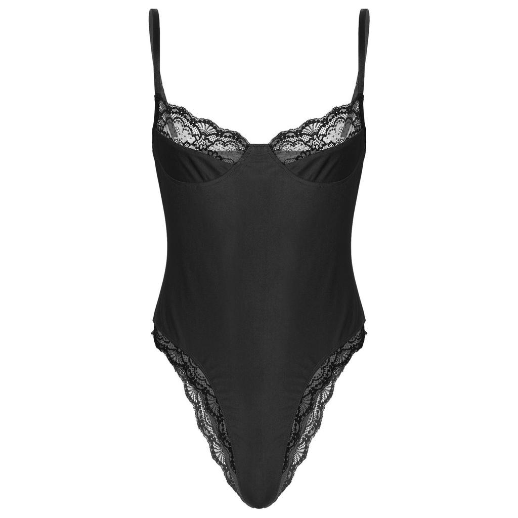 Мужское кружевное лоскутное боди для трансвеститов Sissy, сексуальный комбинезон, тонкие топы, узкая ночная рубашка