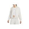 Sportswear Chill Knit Soft Comfortable Loose Breathable Fleece Jacket Women Jackets Sail-White HJ0958-104