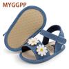 MYGGPP Spring Summer Baby Sandals Baby Shoes Toddler Shoes Soft Bottom Baby Shoes Sunflower Baby Shoes