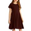 Girl Skirt Cute Solid Color Dress For Children Little Skirt