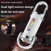 Portable Waist Hanging Keychain, Mini Waterproof Emergency Floodlight with USB Charging & Strong Light