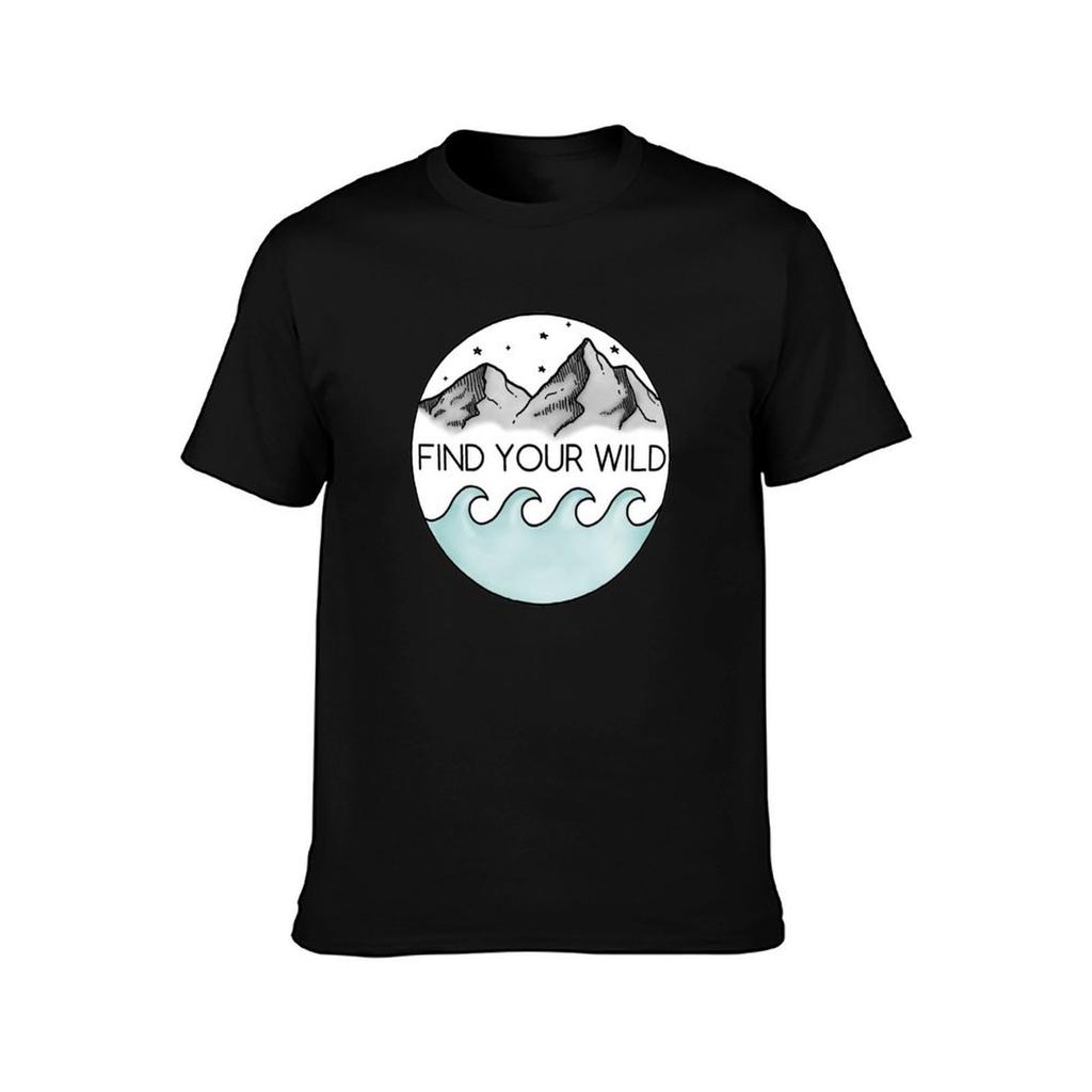 Find Your Wild TShirt Daily Casual Short Sleeve Tee Shirt