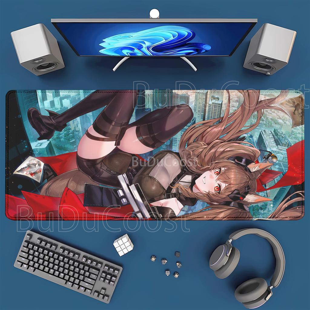 Arknights Endfield Mouse Pad Anime Girl Gaming Mousepad Pretty Large Mouse Mat Gamer XXL xmm Rug PC HD Printing Desk Mat