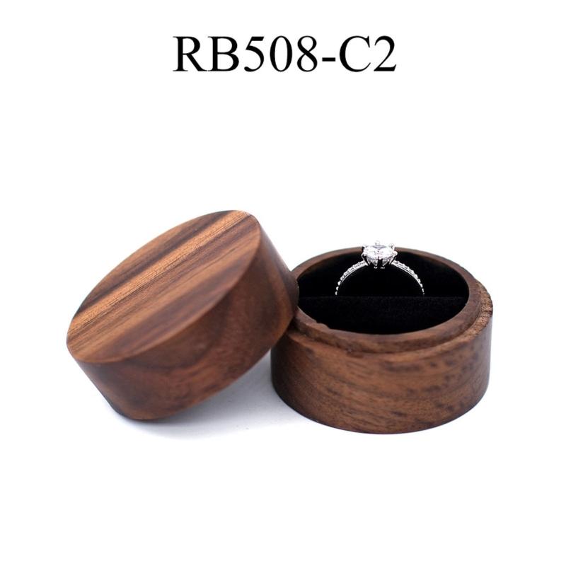 Rings Display Box Wood Rings Storage Case Jewellery Organiser Storage Chest For Engagement Proposal Jewelry Display
