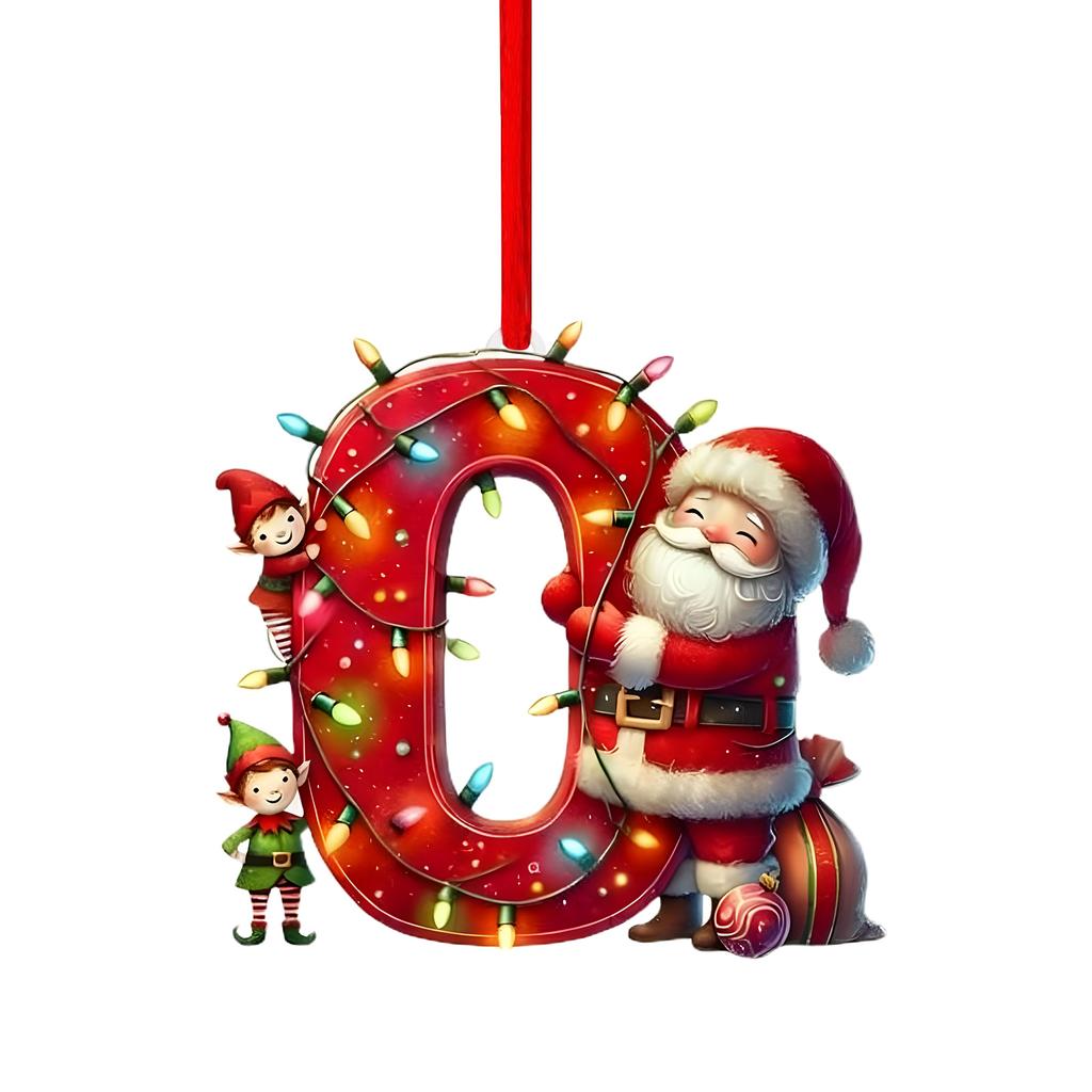 26 Letter,Christmas,Ornaments,Acrylic,1