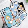 Чехол для телефона с изображением утки и девушки из мультфильма, противоударный чехол для телефона для девочек и мальчиков