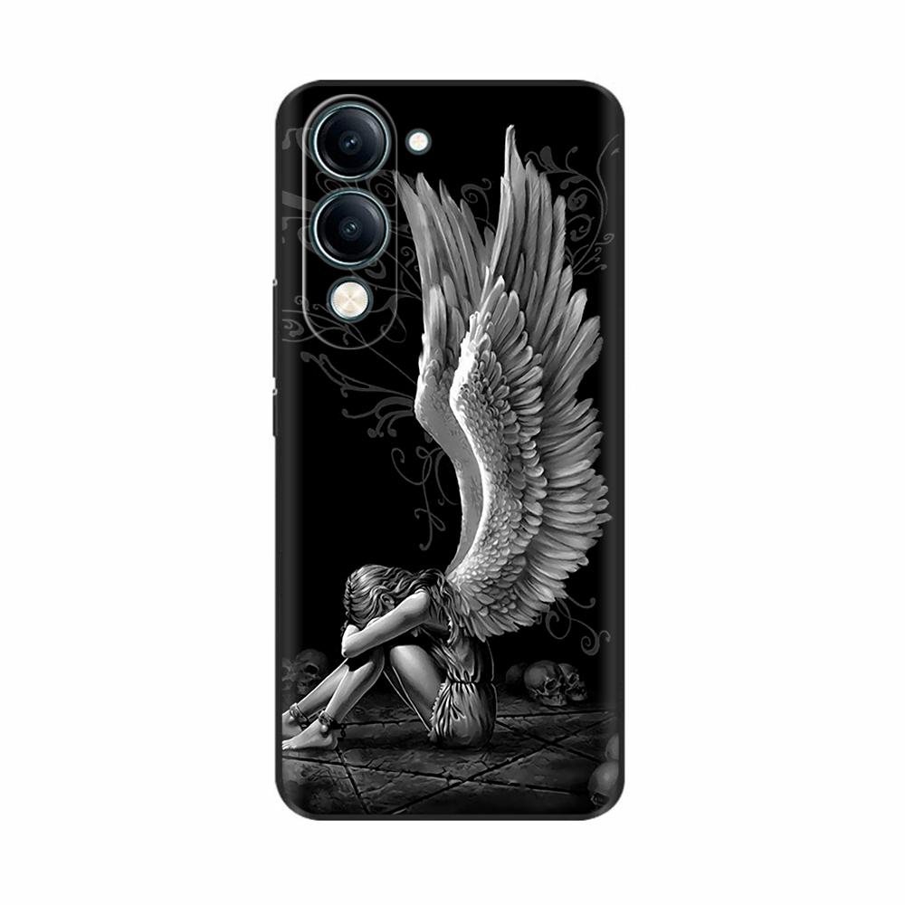 Чехол для Vivo Y19 1915 Мягкий ТПУ Роскошный Милый Силиконовый Чехол Бампер Задняя Крышка Телефона Coque Для Vivo Y19s 2025 Чехлы V2419 Fundas