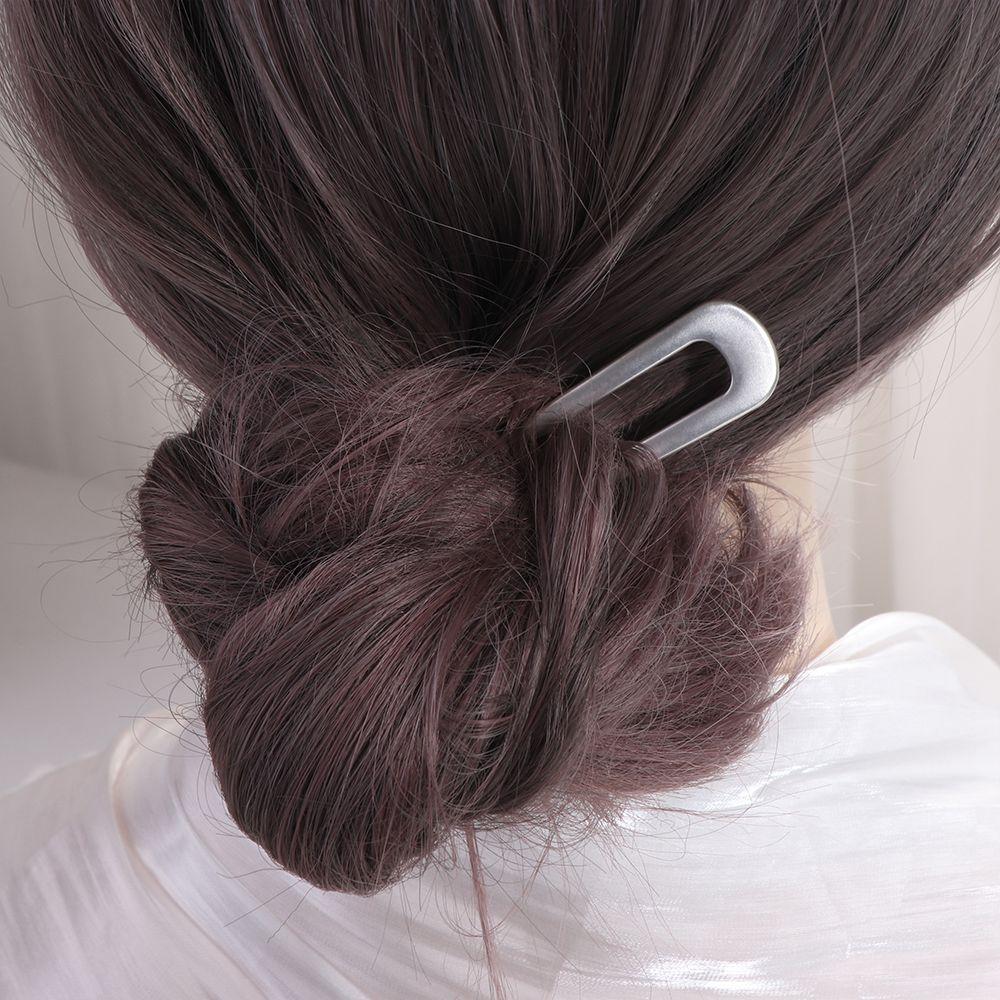 Metal U Shape Barrettes Simple Hair Clip Beauty Chinese Hair Pin Hair Accessory