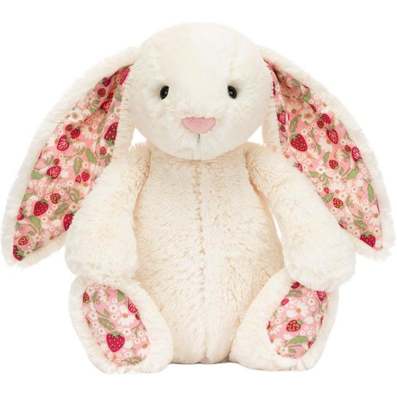 Jellycat Пасхальная серия Ягодный Цветочный Кролик Бонни Милая Кукла Плюшевая Кукла Сидящая Высота 15см/23см Высота