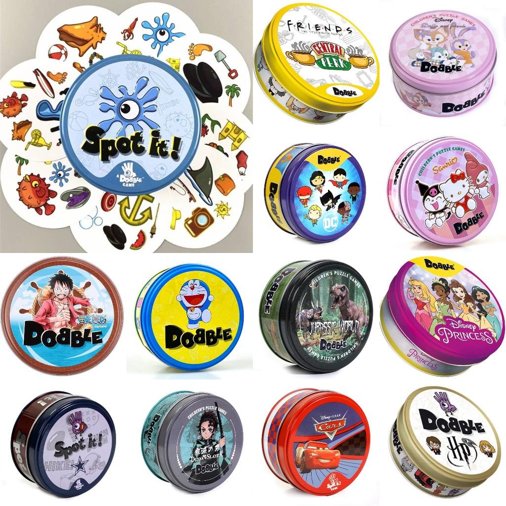 Игра Spot It Веселая и интерактивная карточная игра для многопользовательских собраний Картонные карты Dobble