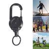 2 шт. прочный выдвижной брелок для ключей держатель значка многофункциональный инструмент карабин зажим ключи значки тактическая катушка удостоверения личности с выдвижным шнуром