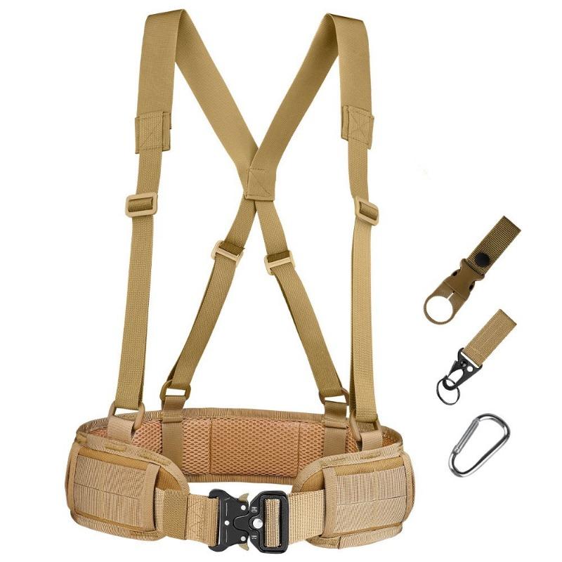Outdoor Waist Belt Multi-Functional Quick Release Waist Seal Buckle Nylon Waistband