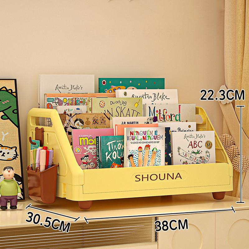 Simple Bookshelf Large Capacity Bookshelf Storage Rack Bedroom Bookshelf Storage Rack Easy To Assemble Bookcase Stackable