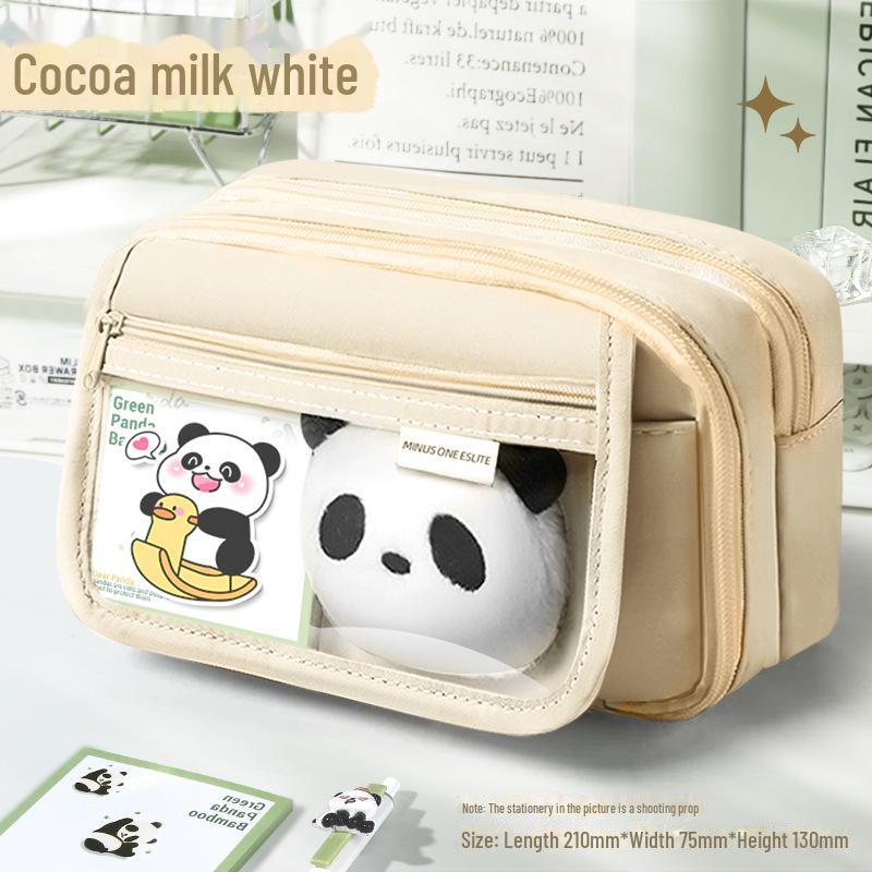 Пенал большой вместимости «Панда» 2024 года для девочек и мальчиков — подходит для учеников начальной и средней школы