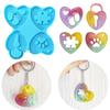 Heart Shaped Silicone Mold Handmade Keyring Pendant Mould Durable Keyring Casting Moulds Versatile Keychain Molds