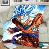 Comfortable Warm Flannel Blanket Dragon Ball! for Bedrooms, Sofas, Beds, Chairs, Picnics, Travel