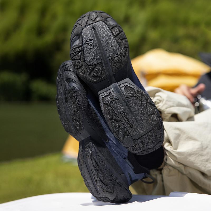 Кроссовки унисекс Li Ning CF Trail Lite Casual Outdoor Hiking Shoes Blue Black AHCU035-2