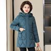 Mom's Winter Down Cotton-padded Clothes Middle-aged Women's Winter Cotton-padded Jackets New Wide Too Autumn and Winter Jackets Thickened