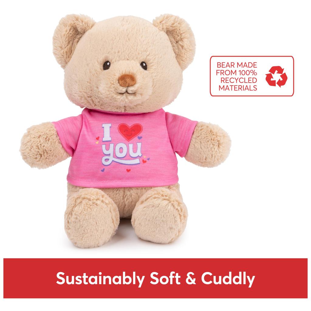 Плюшевый мишка GUND LOVE 6067890 Футболка "Я ЛЮБЛЮ ТЕБЯ"