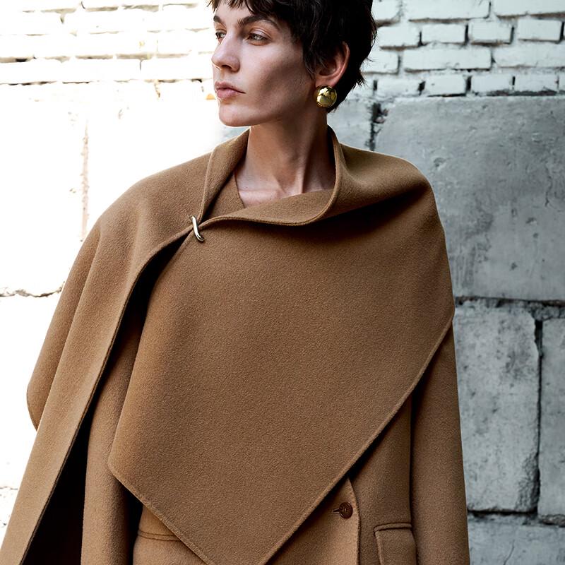 JNBY H-Line Wool Cashmere Blend Coat