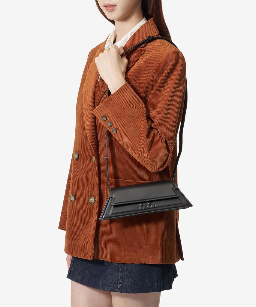 Marni Mini Leather Shoulder Bag - Black / Sbmp0184L0P529800N99