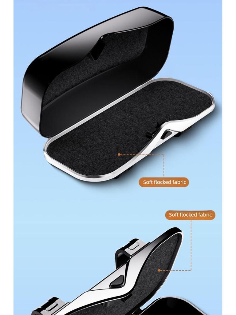 Car Sun Visor Eyeglasses Case & Card Holder