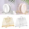 Стойка для хранения железа Iron Art Kitchen, металлическая полка для сушки посуды, держатель для тарелок в европейском стиле