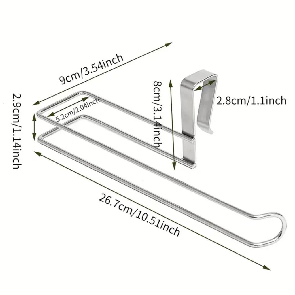 Держатель для бумажных полотенец из нержавеющей стали, настенный, без сверления, для кухни, ванной комнаты, органайзер для туалетной бумаги, аксессуары для ванной комнаты