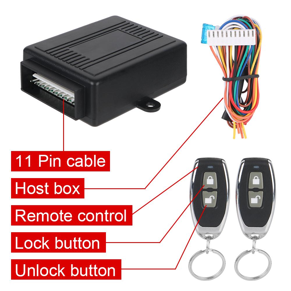 Центральный дверной замок, разблокировка, 12 В, автомобильная дверь, окно, грузовик, главный подъемник с 2 контроллерами, автомобильная система без ключа, универсальный пульт дистанционного управления