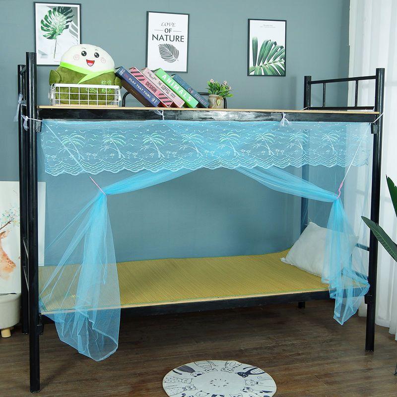 Mosquito Net White Mesh Camping Tent Square Foldable Summer Sleeping Bed Curtain Household Princess Lace Insect Canopy Dormitory