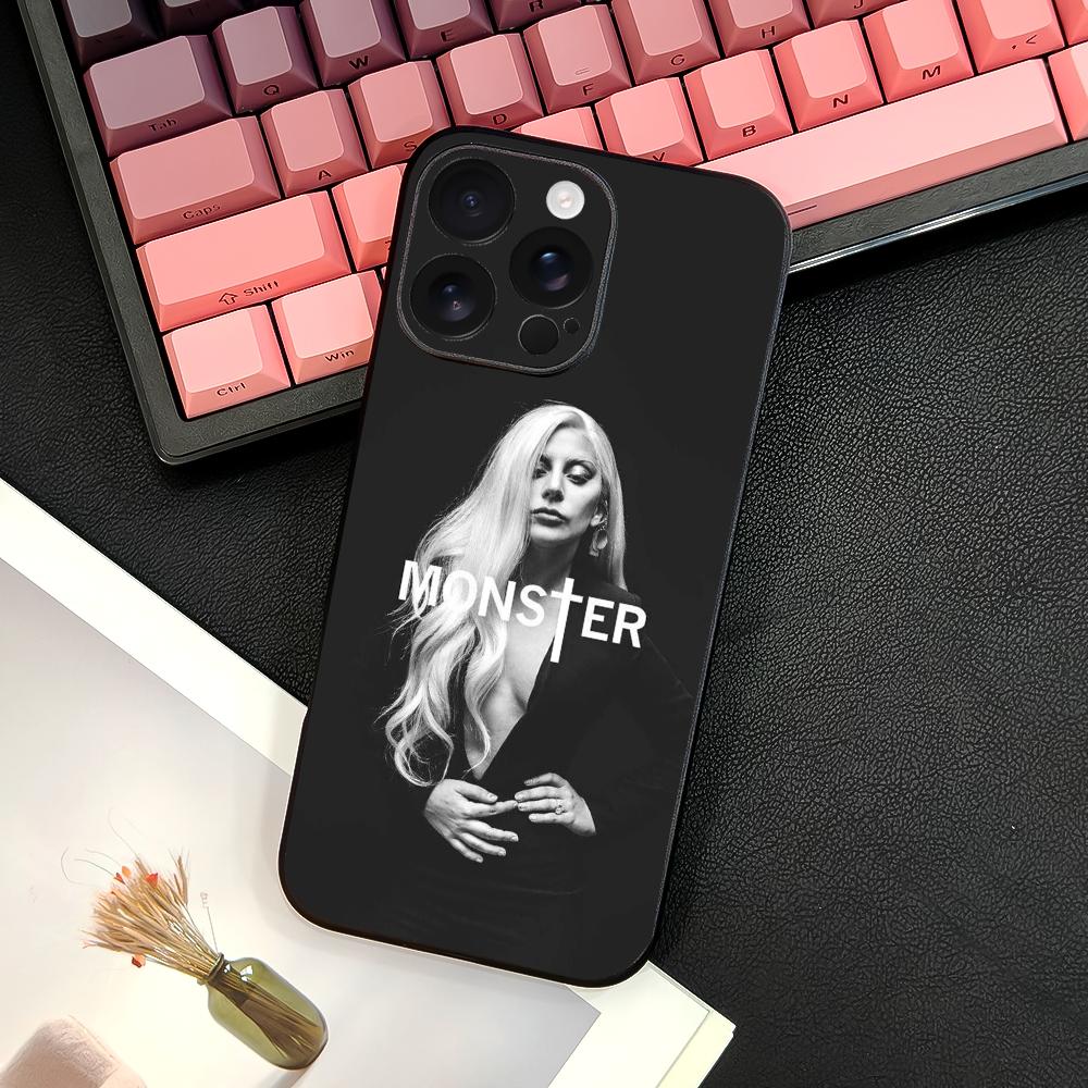 Чехол для телефона Singer L-Lady Gaga Mayhem для iPhone 16 15 14 13 12 11 PRO MAX PLUS Mini из мягкого ТПУ, приятный для кожи