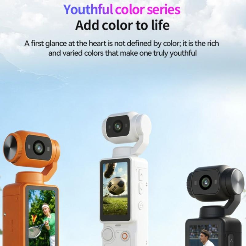 1080P Handheld Sports Device With 180° Rotatable Lens And Included 32G Storage For Outdoor Exploration And Video Documentation