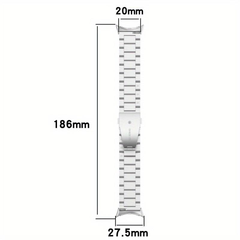Металлический ремешок из нержавеющей стали для Google Pixel Watch 3 45 мм, аксессуары для ремешка, замена