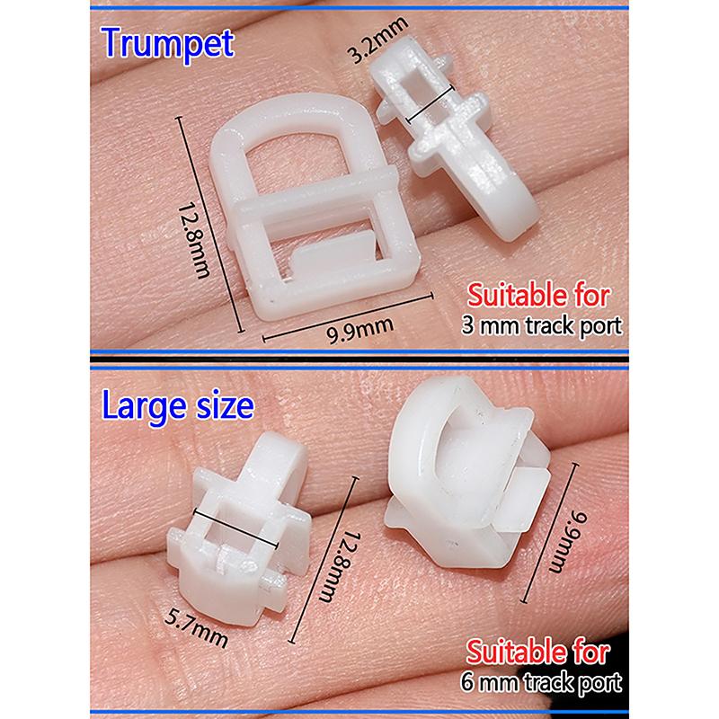 10 шт. Колесо для автомобильного карниза, пряжка для штор, автомобильный карниз, подвесное кольцо, шкив, скользящий шар, зажимы для карниза для штор, крючок